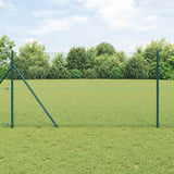 Vidaxl afrasteringspaal groen 25 x 1,2 m (13 mm gaas) staal