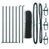 Vidaxl afrasteringspaal groen 10 x 0,5 m (36 mm gaas) staal en pvc