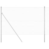 Vidaxl afrasteringspaal zilver 10 x 1,5 m (19 x 19 mm gaas) staal