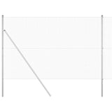 Vidaxl afrasteringspaal zilver 10 x 1,6 m (12 x 12 mm gaas) staal
