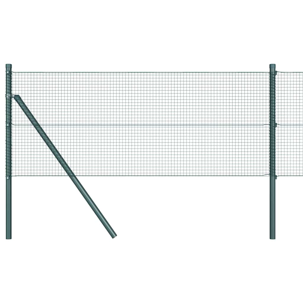 Vidaxl afrasteringspaal groen 10 x 0,8 m (16 x 16 mm gaas)