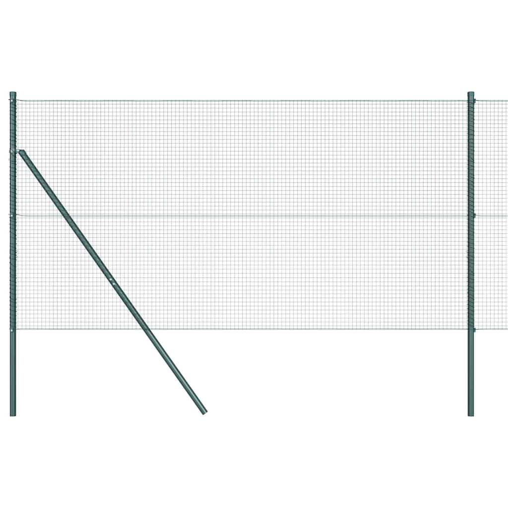 Vidaxl afrasteringspaal groen 10 x 1,2 m (19 x 19 mm gaas)