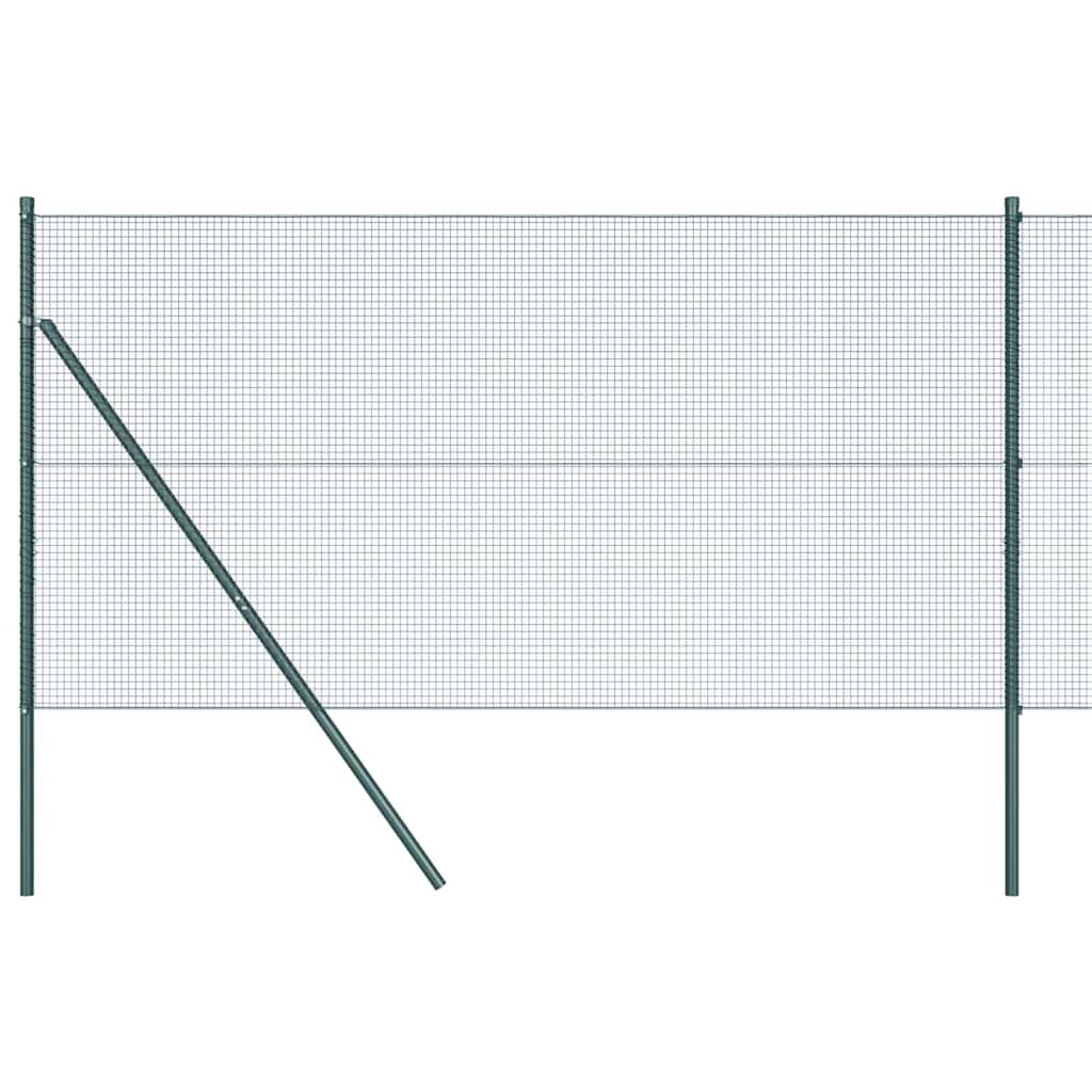 Vidaxl afrasteringspaal groen 10 x 1,4 m (16 x 16 mm gaas)