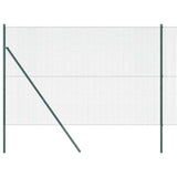 Vidaxl afrasteringspaal groen 10 x 1,5 m (12 x 12 mm gaas) staal