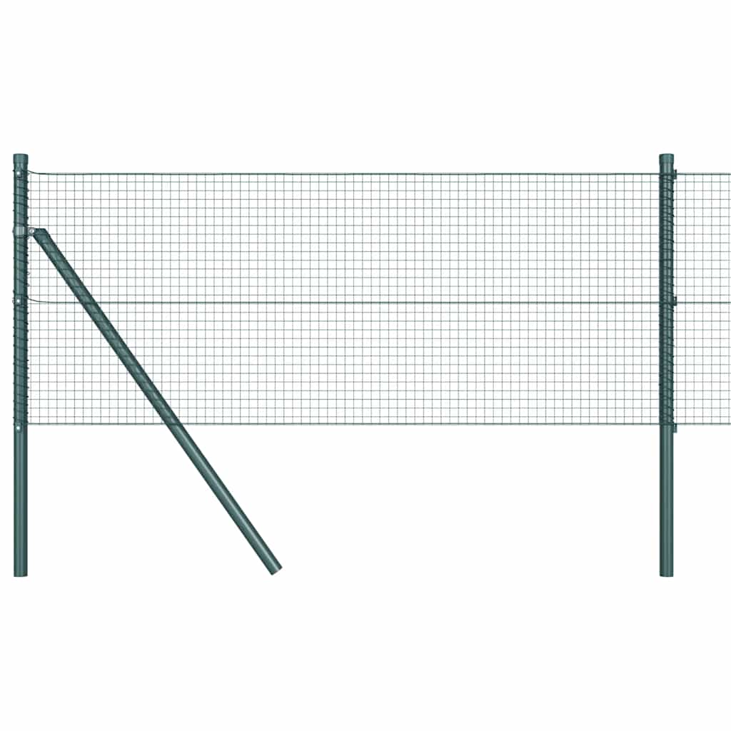 Vidaxl afrasteringspaal groen 25 x 0,4 m (19 x 19 mm gaas)