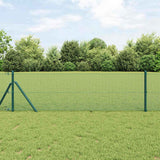 Vidaxl afrasteringspaal groen 25 x 0,8 m (12 x 12 mm gaas)