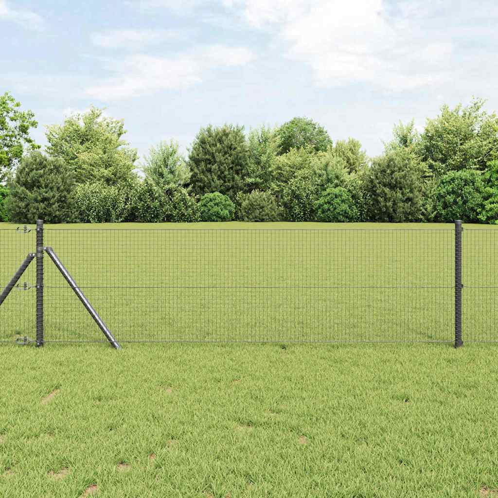 Vidaxl afrasteringspaal grijs 10 x 0,6 m (19 x 19 mm gaas)