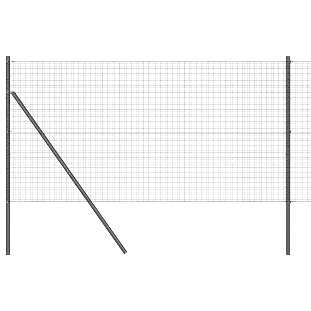 Vidaxl afrasteringspaal grijs 10 x 1,2 m (19 x 19 mm gaas)