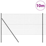 Vidaxl afrasteringspaal grijs 10 x 1,2 m (19 x 19 mm gaas)