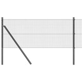 Vidaxl afrasteringspaal grijs 25 x 0,6 m (12 x 12 mm gaas)