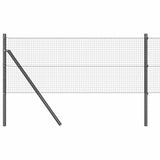 Vidaxl afrasteringspaal grijs 25 x 0,8 m (19 x 19 mm gaas)
