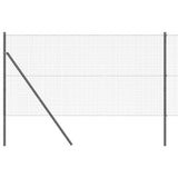 Vidaxl afrasteringspaal grijs 25 x 1,4 m (25 x 25 mm gaas)