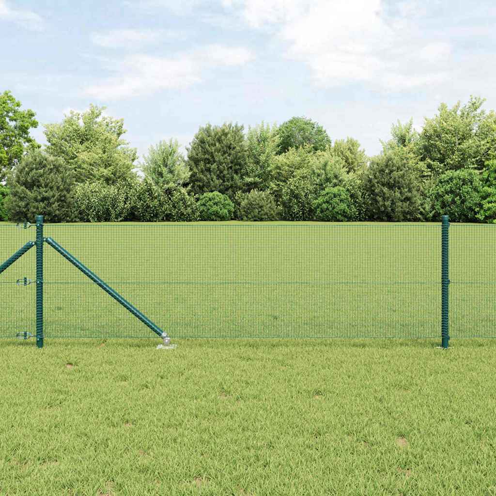 Vidaxl afrasteringspaal groen 10 x 0,4 m (12 x 12 mm gaas)