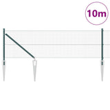 Vidaxl afrasteringspaal groen 10 x 0,8 m (19 x 19 mm gaas)