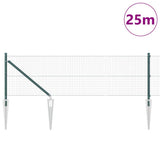 Vidaxl afrasteringspaal groen 25 x 0,4 m (25 x 25 mm gaas)