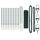 Vidaxl afrasteringspaal groen 25 x 0,6 m (19 x 19 mm gaas)