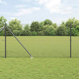 Vidaxl afrasteringspaal grijs 10 x 1,2 m (16 x 16 mm gaas)