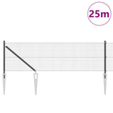 Vidaxl afrasteringspaal grijs 25 x 0,6 m (12 x 12 mm gaas)