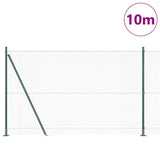 Vidaxl afrasteringspaal groen 10 x 1,4 m (25 x 25 mm gaas)