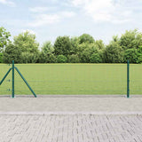 Vidaxl afrasteringspaal groen 25 x 0,4 m (16 x 16 mm gaas)