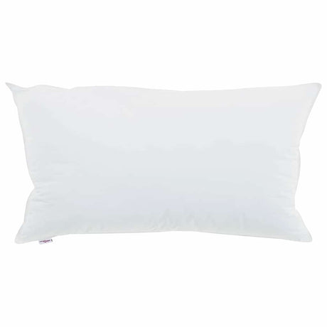 Vidaxl hoofdkussen met kussen wit 40 x 80 cm katoen