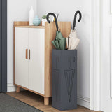 Vidaxl paraplu standaard antraciet 15,5 x 15,5 x 49 cm metaal