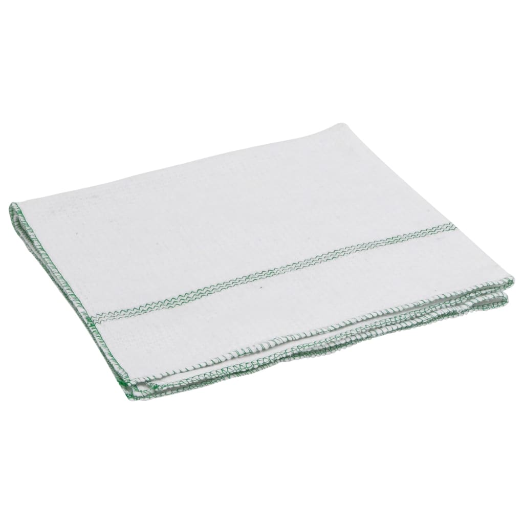 Vidaxl Cleaning Cloths 5 steed 50 x 60 cm biały i zielony