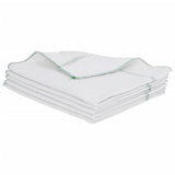 Vidaxl Cleaning Cloths 5 steed 50 x 60 cm biały i zielony