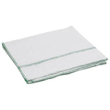 Vidaxx chiffons de nettoyage 10 rayés 50x60 cm blanc et vert