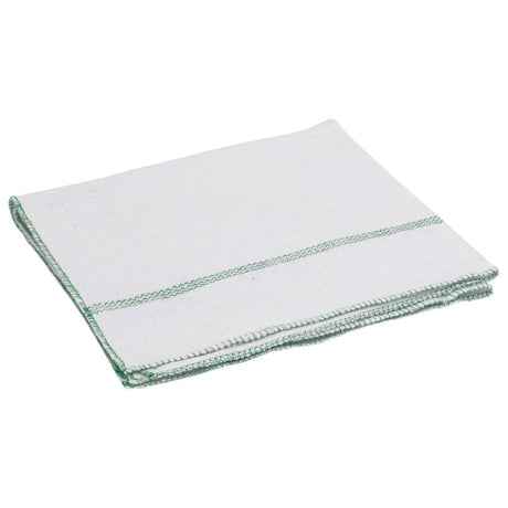 Vidaxx chiffons de nettoyage 50 rayés 50x60 cm blanc et vert