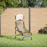 VidaXL ensemble de basket d'arcade avec ballon et pompe 45x86x127 cm