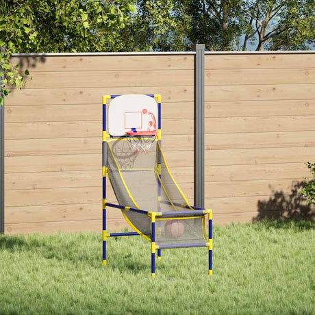 VidaXL ensemble de basket d'arcade avec ballon et pompe 45x86x127 cm