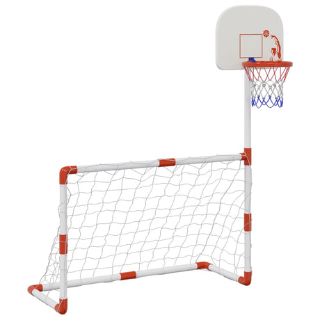 Vidaxx ensemble de football et de basket-ball pour enfants avec ballons 98x50x70 cm