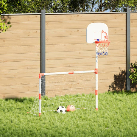 Vidaxx ensemble de football et de basket-ball pour enfants avec ballons 98x50x70 cm
