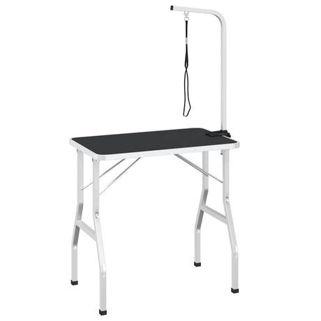 Table de toilettage pour animaux Vidaxxl avec 1 option de laisse