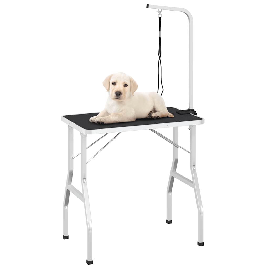 Table de toilettage pour animaux Vidaxxl avec 1 option de laisse