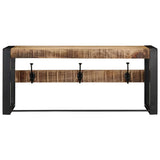 Vidaxx portemanteau 80x35x35 cm bois de manguier massif brut