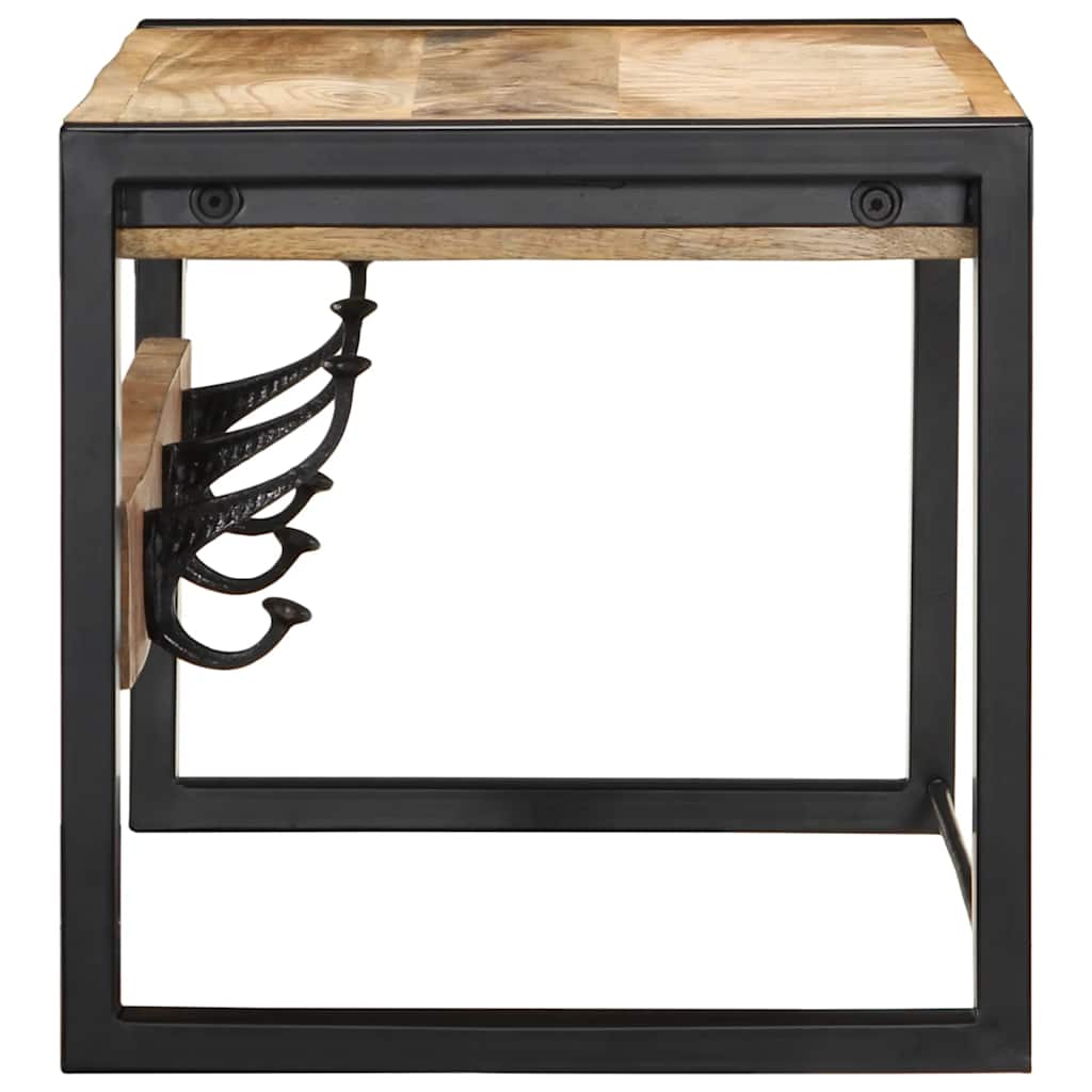 Vidaxx portemanteau 80x35x35 cm bois de manguier massif brut