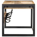 Vidaxx portemanteau 80x35x35 cm bois de manguier massif brut