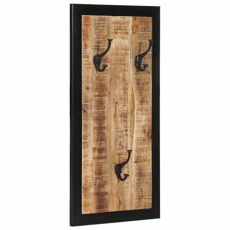 Vidaxx portemanteau 40x2x80 cm bois de manguier massif brut