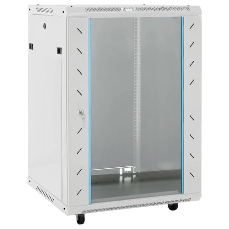 Vidaxxl armoire réseau 15u 19 ip20 53x40x80 cm gris