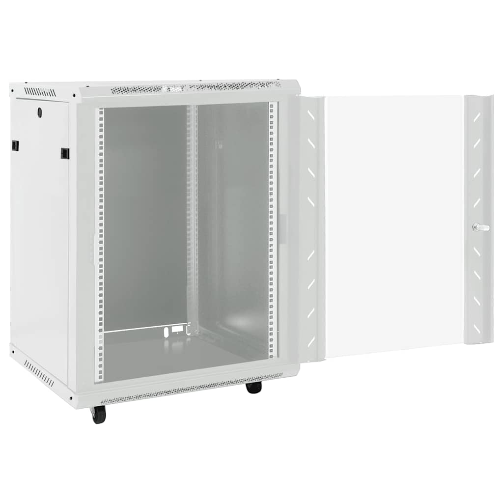 Vidaxxl armoire réseau 15u 19 ip20 53x40x80 cm gris