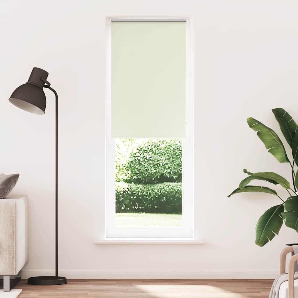 Vidaxx store enrouleur occultant blanc cassé 85x210 cm largeur de tissu