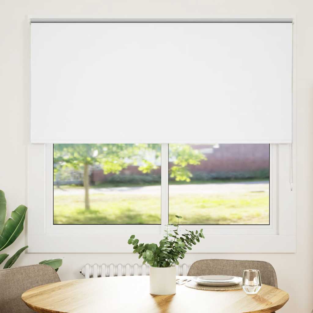 Vidaxx store enrouleur occultant 165x175 cm largeur de tissu 161,6 cm blanc