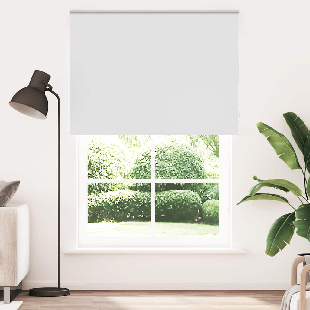 Vidaxx store enrouleur occultant 145x210 cm largeur de tissu 141,6 cm blanc
