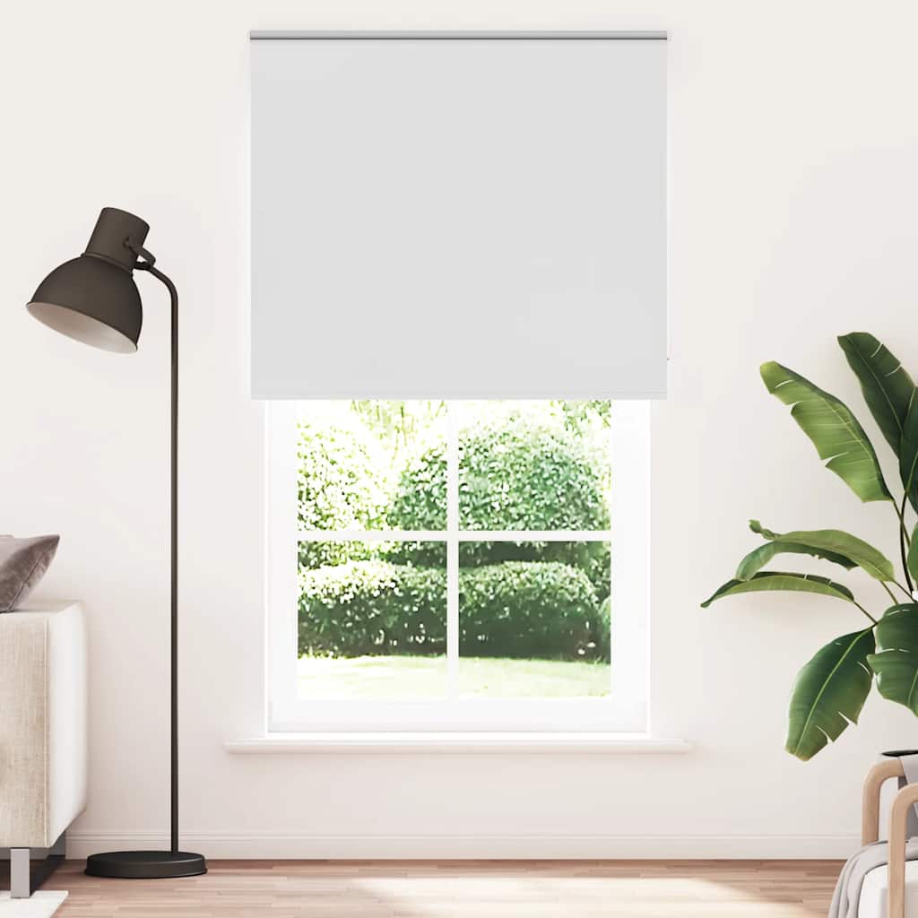 Vidaxx store enrouleur occultant 130x230 cm largeur de tissu 126,6 cm blanc