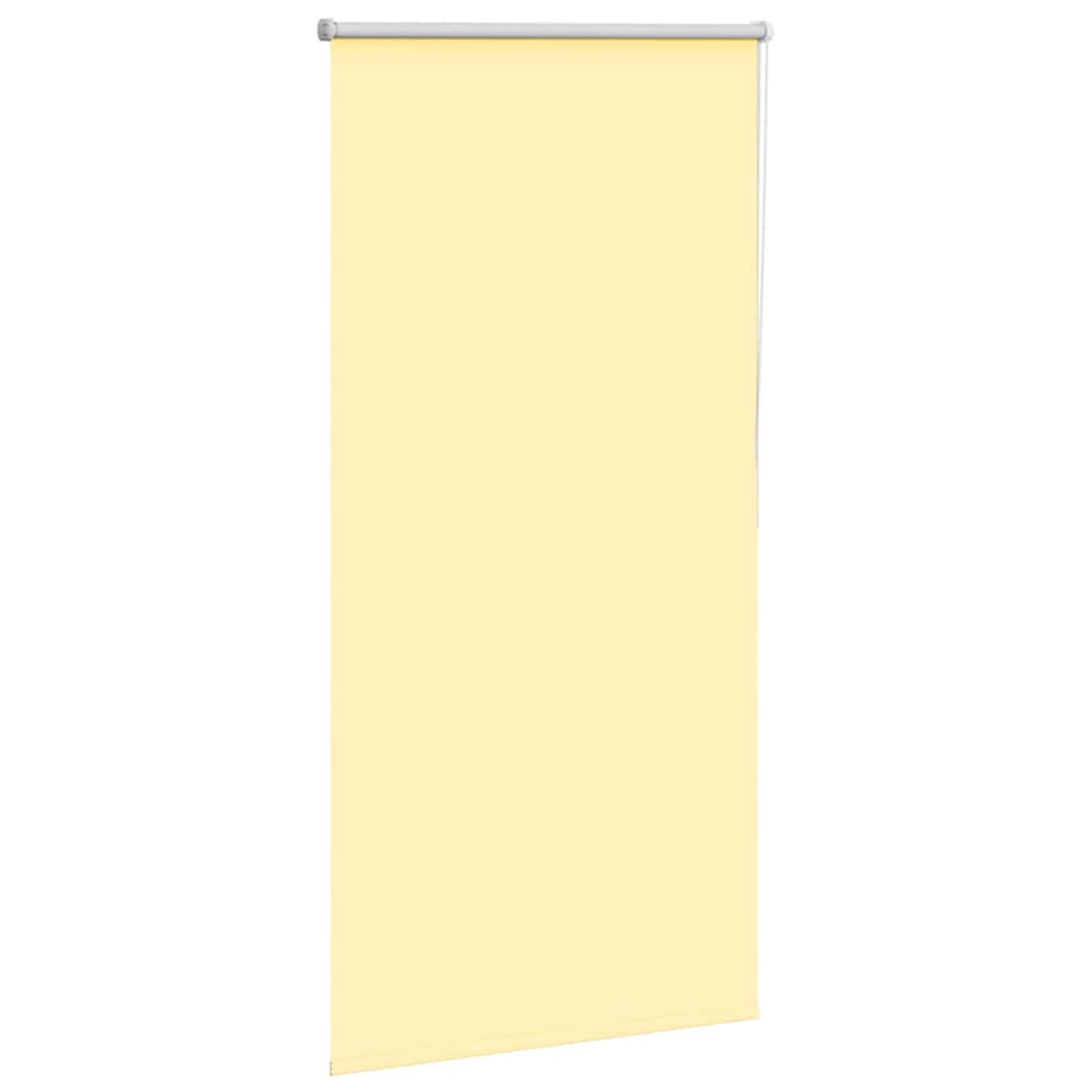 Vidaxx store enrouleur occultant 80x130 cm, largeur du tissu 75,7 cm jaune