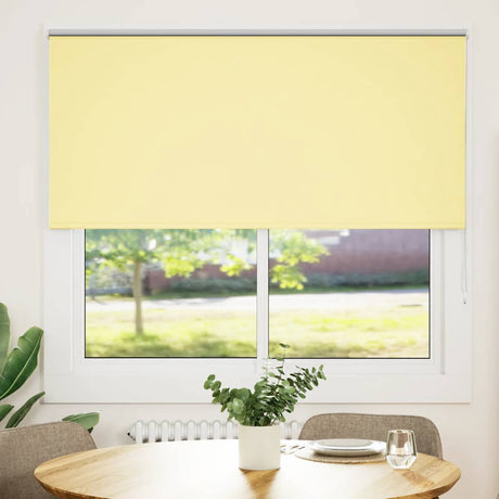 Vidaxx store enrouleur occultant 145x130 cm largeur de tissu 141,6 cm jaune