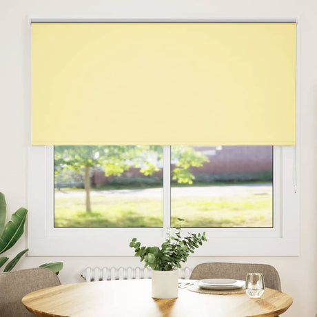 Vidaxx store enrouleur occultant 145x150 cm largeur de tissu 141,6 cm jaune