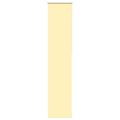 VidaXL store enrouleur 40x230 cm tissu occultant jaune largeur 35,7 cm